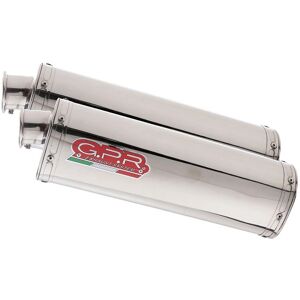 Escape GPR Kawasaki ZZR 600 - Trioval Doble Acero Inoxidable - 2002-2006 Escape GPR Kawasaki ZZR 600 - Trioval Doble Acero Inoxidable - 2002-2006
