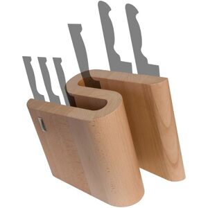 Bloc à couteaux magnétique en bois de hêtre Artelegno - Outil de cuisine - Publicité Bloc à couteaux magnétique en bois de hêtre Artelegno - Outil de cuisine - Publicité