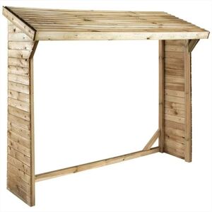 GARDENESS - Legnaia 217x80x180 - Legno di pino - Capanna da giardino GARDENESS - Legnaia 217x80x180 - Legno di pino - Capanna da giardino
