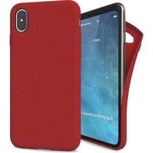 Étui iPhone X/XS Rouge en Sable Flexible - Coque de téléphone Étui iPhone X/XS Rouge en Sable Flexible - Coque de téléphone
