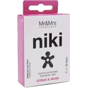 Désodorisant auto Niki Citrus & Musk de Mr & Mrs Fragrance - Unisexe - Publicité Désodorisant auto Niki Citrus & Musk de Mr & Mrs Fragrance - Unisexe - Publicité