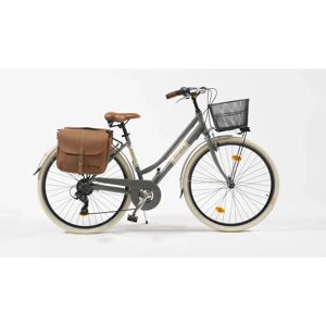 Cityrad Citybike 605 Alu Lady - 28 pouces, gris, 6 vitesses - Publicité Cityrad Citybike 605 Alu Lady - 28 pouces, gris, 6 vitesses - Publicité