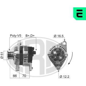 ERA 210254A Lichtmaschine - 14V 90A für FIAT & LANCIA ERA 210254A Lichtmaschine - 14V 90A für FIAT & LANCIA