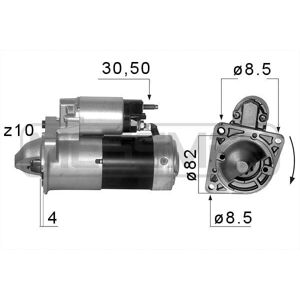 ERA 220580A Arranque - Compatible con Opel Zafira B, Astra H, Saab 9-3, 9-5 ERA 220580A Arranque - Compatible con Opel Zafira B, Astra H, Saab 9-3, 9-5