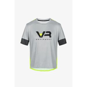 T-shirt VR EQUIPMENT 2XL Gris Jaune qui évacue l'humidité - Publicité T-shirt VR EQUIPMENT 2XL Gris Jaune qui évacue l'humidité - Publicité