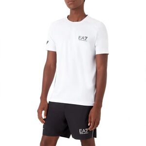 EA7 Weiß Ventus7 Atmungsaktives Sport-T-Shirt - Tennis/Multisport EA7 Weiß Ventus7 Atmungsaktives Sport-T-Shirt - Tennis/Multisport