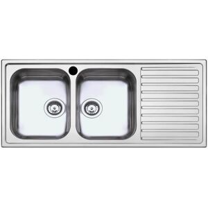 Fregadero Samet Modelo SAXT333A Doble Cubeta Acero Inoxidable 116x50cm Fregadero Samet Modelo SAXT333A Doble Cubeta Acero Inoxidable 116x50cm