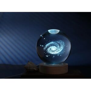 Lampe boule de cristal iTotal - Galaxie - Grande - Lampe de table - Publicité Lampe boule de cristal iTotal - Galaxie - Grande - Lampe de table - Publicité