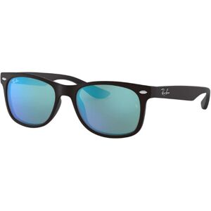 Ray-Ban New Wayfarer Junior RJ9052S - 100S55 (noir mat/miroir bleu) - Publicité Ray-Ban New Wayfarer Junior RJ9052S - 100S55 (noir mat/miroir bleu) - Publicité