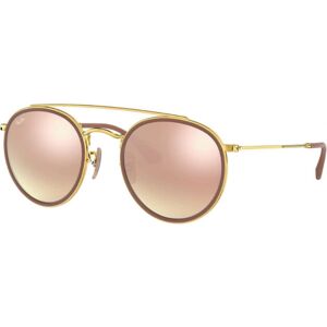 Ray-Ban Ponte Dupla Redonda RB3647N - 001/7O (ouro/gradiente cobre) Ray-Ban Ponte Dupla Redonda RB3647N - 001/7O (ouro/gradiente cobre)