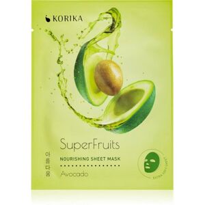 Set de măști pentru față KORIKA SuperFruits Avocado - 5 buc Set de măști pentru față KORIKA SuperFruits Avocado - 5 buc