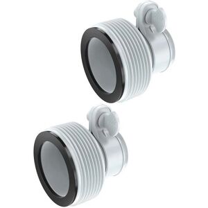 Intex Hose Adapter Gray - Pack of 2 - Hose Adapter for Pool Pumps Intex Hose Adapter Gray - Pack of 2 - Hose Adapter for Pool Pumps