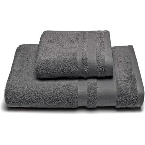 Caleffi Anthrazit Baumwoll Handtuchset - Bad & Gästetuch Caleffi Anthrazit Baumwoll Handtuchset - Bad & Gästetuch