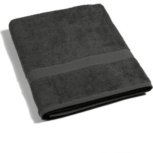 Caleffi Minorca Katoenen Handdoek - 100x150cm Zwart Caleffi Minorca Katoenen Handdoek - 100x150cm Zwart