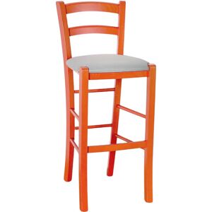 Okaffarefatto - Tabouret en bois orange - 73cm - Élégant & Durable - Publicité Okaffarefatto - Tabouret en bois orange - 73cm - Élégant & Durable - Publicité