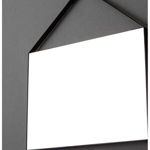 Miroir Rectangulaire de Salle de Bain en Ecopiel Noire - 70x50cm - Publicité Miroir Rectangulaire de Salle de Bain en Ecopiel Noire - 70x50cm - Publicité