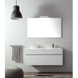 Kiamami Valentina - Mueble de baño moderno gris de 120 cm con doble lavabo Kiamami Valentina - Mueble de baño moderno gris de 120 cm con doble lavabo