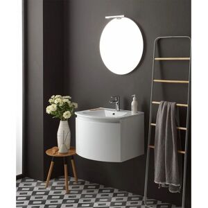 Kiamami Valentina - Mueble de Baño Suspendido Blanco Curvo - Riva Kiamami Valentina - Mueble de Baño Suspendido Blanco Curvo - Riva
