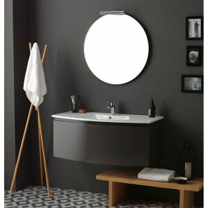 Kiamami Valentina - Mueble de Baño Curvo Cm 102 - Gris Oscuro Kiamami Valentina - Mueble de Baño Curvo Cm 102 - Gris Oscuro