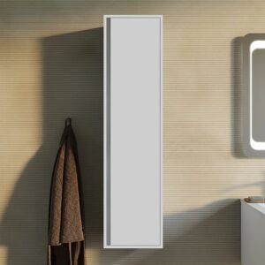 Columna de Baño Blanco Mate Reversible 140cm - Kiamami Valentina Columna de Baño Blanco Mate Reversible 140cm - Kiamami Valentina