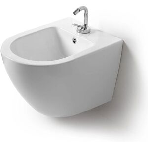 KIAMAMI VALENTINA - Bidet rond mural en céramique - Accessoire de salle de bain KIAMAMI VALENTINA - Bidet rond mural en céramique - Accessoire de salle de bain