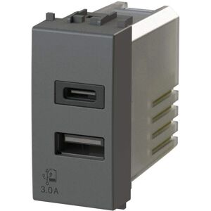 Vimar 4b.v19.usb.30 - USB-uttag - Antracit Vimar 4b.v19.usb.30 - USB-uttag - Antracit