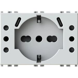 Vimar 4BUSBP503.V14 - USB och eluttag för Serie Bianca Vimar 4BUSBP503.V14 - USB och eluttag för Serie Bianca