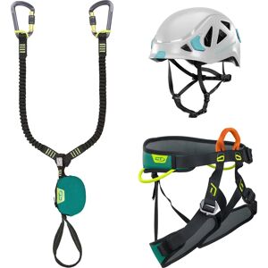 Climbing Technology VF-Kit Classic S/M - via ferrata kit - Svart/Grön/Vit Climbing Technology VF-Kit Classic S/M - via ferrata kit - Svart/Grön/Vit