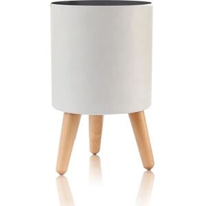 ORESTELUCHETTA Witte zelfwaterende plantenbak - Binnen/Buiten - 19x33cm ORESTELUCHETTA Witte zelfwaterende plantenbak - Binnen/Buiten - 19x33cm