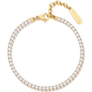 Pozłacana bransoletka ze stali - Bransoletki Pozłacana bransoletka ze stali - Bransoletki