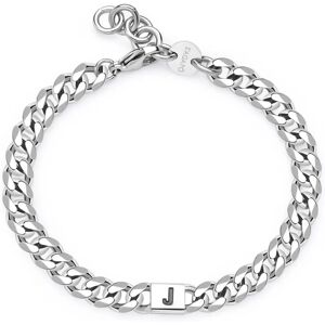 Brățară Monogram Argintiu S'Agapò Litera J - Brățări Brățară Monogram Argintiu S'Agapò Litera J - Brățări