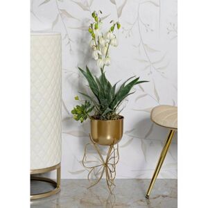 DMORA Gollans Maceta Decorativa Dorada - Tipo de Decoración DMORA Gollans Maceta Decorativa Dorada - Tipo de Decoración