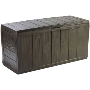 DMORA Airdrie - Marrón 117x45x58 cm - Storage bench DMORA Airdrie - Marrón 117x45x58 cm - Storage bench