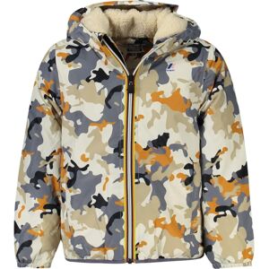 K-Way - P. LE VRAI 3.0 CLAUDE ORSETTO GRAPHIC - ECRU-CAMO - Geacă K-Way - P. LE VRAI 3.0 CLAUDE ORSETTO GRAPHIC - ECRU-CAMO - Geacă
