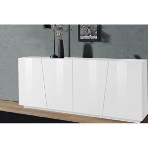 Vega Day Weiß Hochglanz Modernes Sideboard - 200cm Vega Day Weiß Hochglanz Modernes Sideboard - 200cm