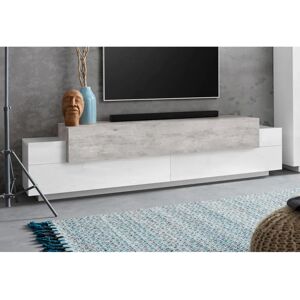 INOSIGN Coro Mobile TV Bianco Lucido - 200cm INOSIGN Coro Mobile TV Bianco Lucido - 200cm