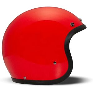 DMD Rotes Retro Motorradhelm - ECE 22.06 - Kleine Schale DMD Rotes Retro Motorradhelm - ECE 22.06 - Kleine Schale