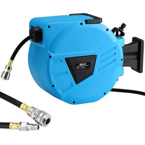 Bakaji Wall Mount Air Hose Reel - 10m PVC, Auto-Rewind, 180° Rotatable Bakaji Wall Mount Air Hose Reel - 10m PVC, Auto-Rewind, 180° Rotatable