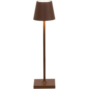 Zafferano Poldina Pro Micro Corten Rechargeable Table Lamp - LED Zafferano Poldina Pro Micro Corten Rechargeable Table Lamp - LED