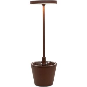 Lampada da tavolo LED Corten Zafferano ricaricabile - Interno/esterno Lampada da tavolo LED Corten Zafferano ricaricabile - Interno/esterno