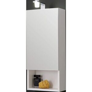 Espejo de puerta blanco Kiamami Valentina con almacenamiento - Muebles de baño Espejo de puerta blanco Kiamami Valentina con almacenamiento - Muebles de baño