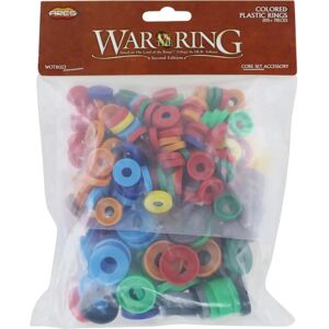 Ares Games War of the Ring 2E Colored Plastic Rings Core Set - Game Accessories Ares Games War of the Ring 2E Colored Plastic Rings Core Set - Game Accessories
