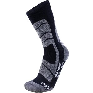 Uyn Ski Cross Country Gris / Noir, Chaussettes Mérino pour Hommes - Ergonomiques, Respirantes, Supportives - Chaussettes de Ski - Publicité Uyn Ski Cross Country Gris / Noir, Chaussettes Mérino pour Hommes - Ergonomiques, Respirantes, Supportives - Chaussettes de Ski - Publicité