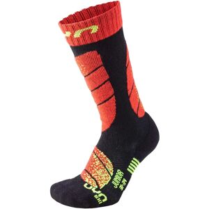 UYN Junior Ski Socks Black/Red - Ski & Snowboard Socks - Kids UYN Junior Ski Socks Black/Red - Ski & Snowboard Socks - Kids