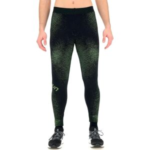 UYN Man Running Exceleration Pants Long - Black/Yellow Fluo - XL UYN Man Running Exceleration Pants Long - Black/Yellow Fluo - XL