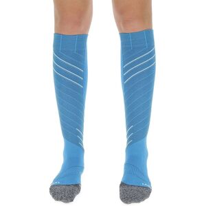 UYN Ski Race Shape Socks - Turquoise & White - Socks UYN Ski Race Shape Socks - Turquoise & White - Socks