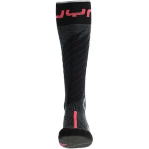 UYN Women Ski Socks ONE MERINO - Anthracite/Pink - Ski Socks UYN Women Ski Socks ONE MERINO - Anthracite/Pink - Ski Socks
