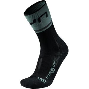 Uyn Cycling ONE Light Socks - Black - Green - Size 42-44 Uyn Cycling ONE Light Socks - Black - Green - Size 42-44