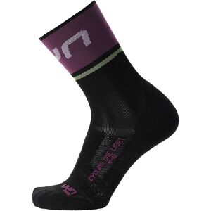 UYN Cycling ONE Light Socks - Black - Violet - Women UYN Cycling ONE Light Socks - Black - Violet - Women