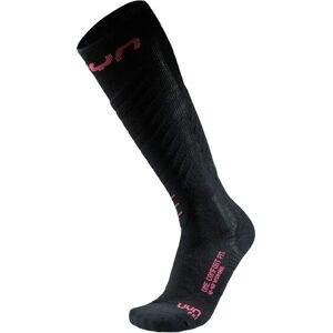 Uyn Ski Comfort ONE Socks - Merino Wool, Black, Pink - Ski Socks Uyn Ski Comfort ONE Socks - Merino Wool, Black, Pink - Ski Socks